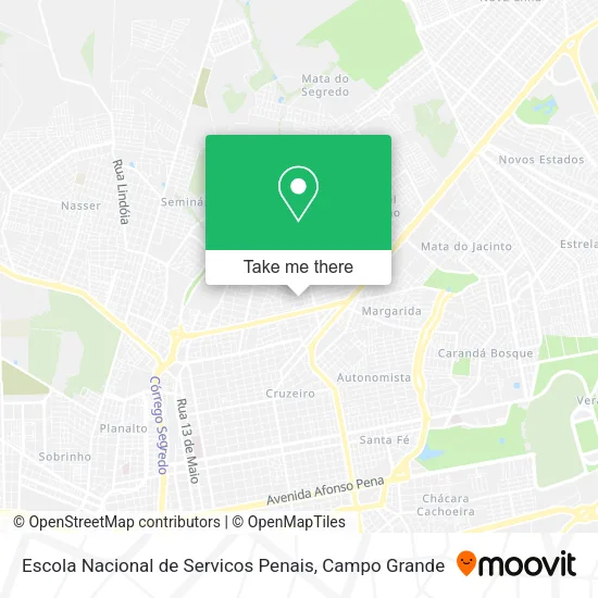 Escola Nacional de Servicos Penais map