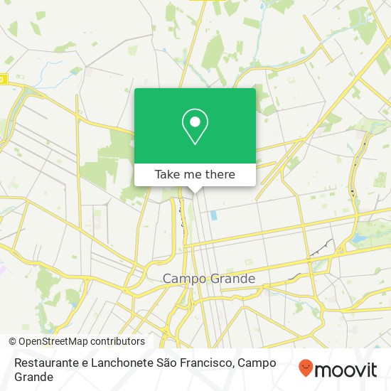 Mapa Restaurante e Lanchonete São Francisco