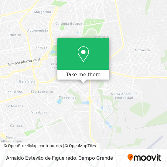 Arnaldo Estevão de Figueiredo map