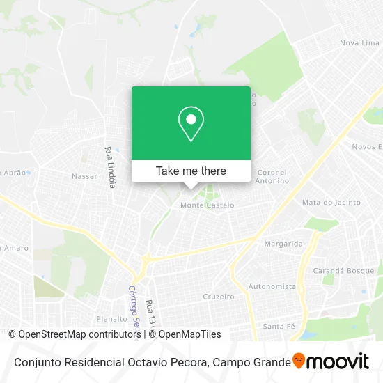 Conjunto Residencial Octavio Pecora map