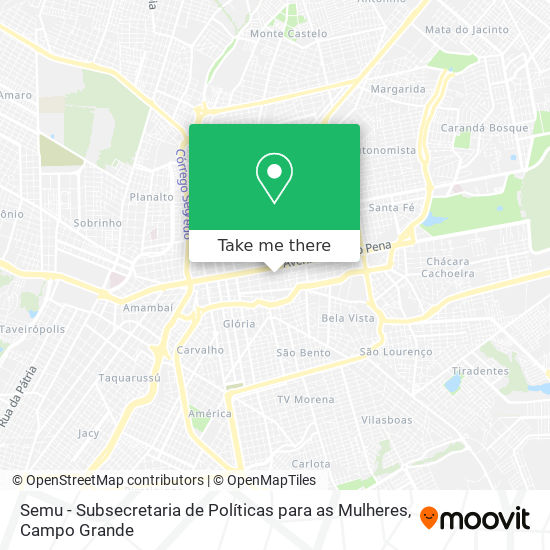 Mapa Semu - Subsecretaria de Políticas para as Mulheres