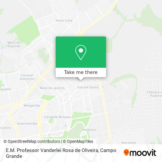 E.M. Professor Vanderlei Rosa de Oliveira map