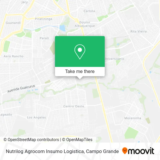 Nutrilog Agrocom Insumo Logistica map