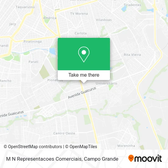 M N Representacoes Comerciais map