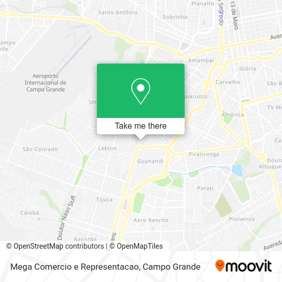 Mega Comercio e Representacao map