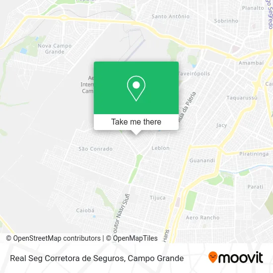 Real Seg Corretora de Seguros map