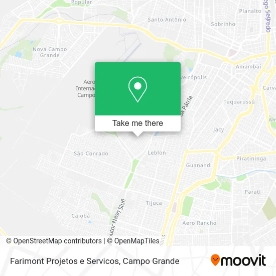 Farimont Projetos e Servicos map