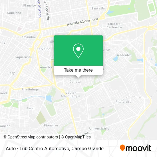 Auto - Lub Centro Automotivo map