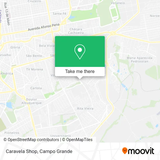 Caravela Shop map