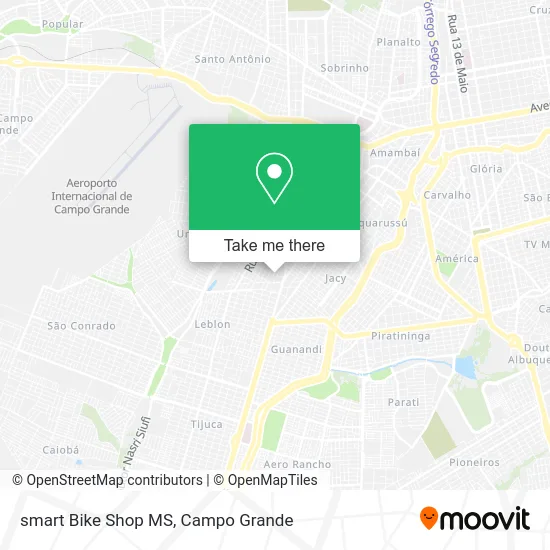 smart Bike Shop MS map