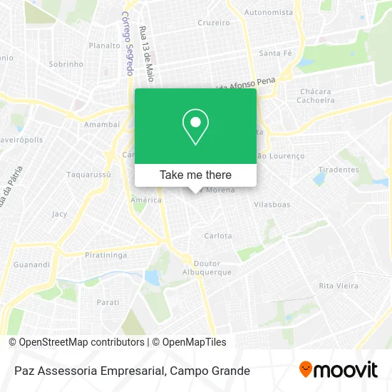 Paz Assessoria Empresarial map