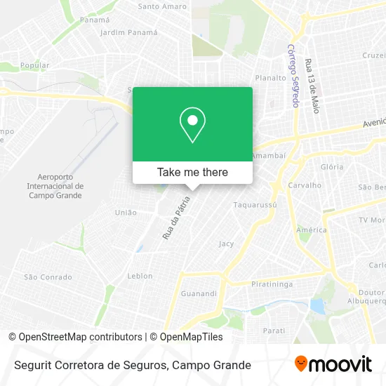 Segurit Corretora de Seguros map