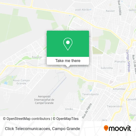 Click Telecomunicacoes map