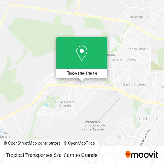 Tropical Transportes S/a map