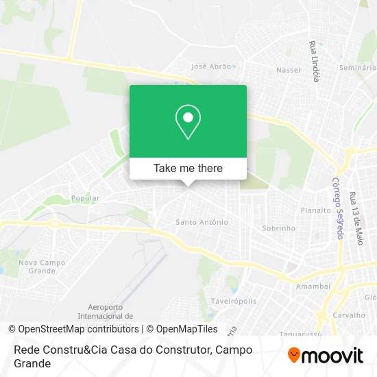 Rede Constru&Cia Casa do Construtor map