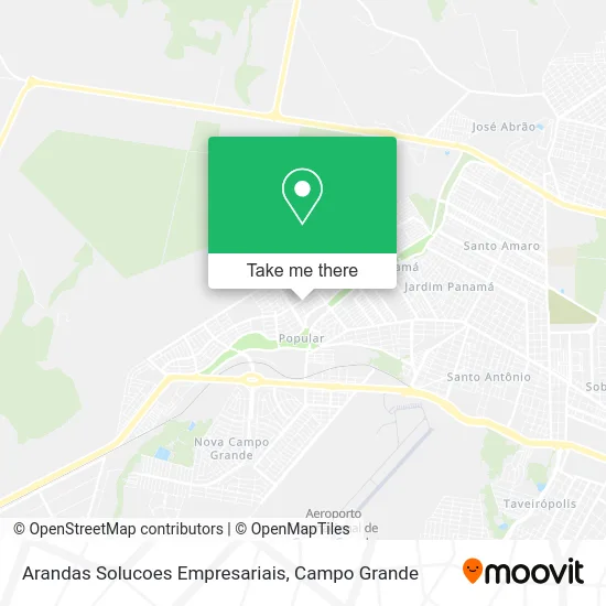 Arandas Solucoes Empresariais map