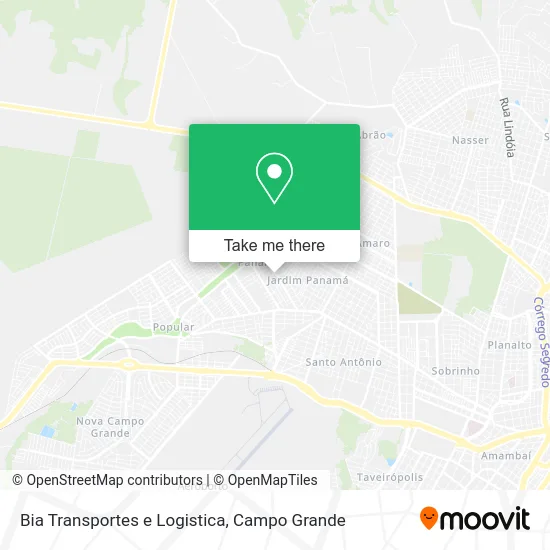 Bia Transportes e Logistica map