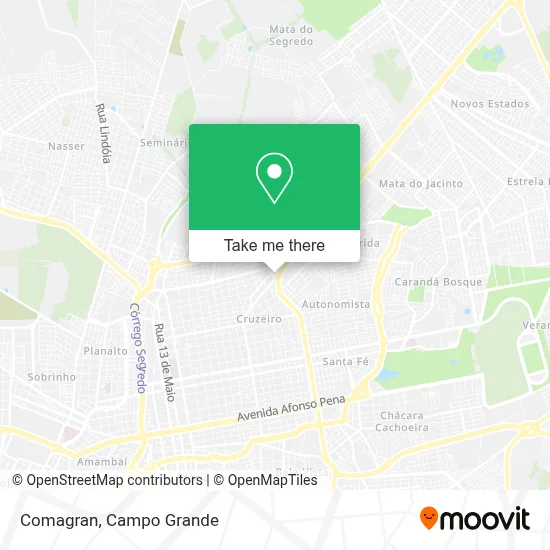 Comagran map