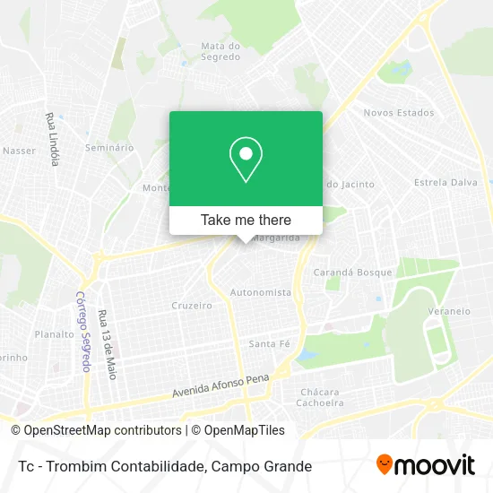 Tc - Trombim Contabilidade map