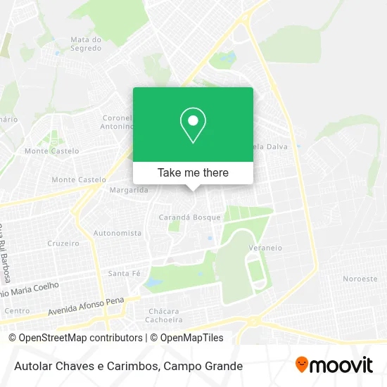 Autolar Chaves e Carimbos map