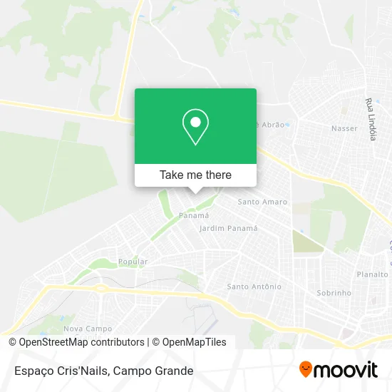 Espaço Cris'Nails map