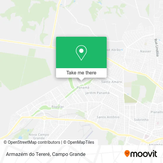 Armazém do Tereré map