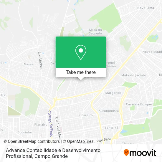 Advance Contabilidade e Desenvolvimento Profissional map