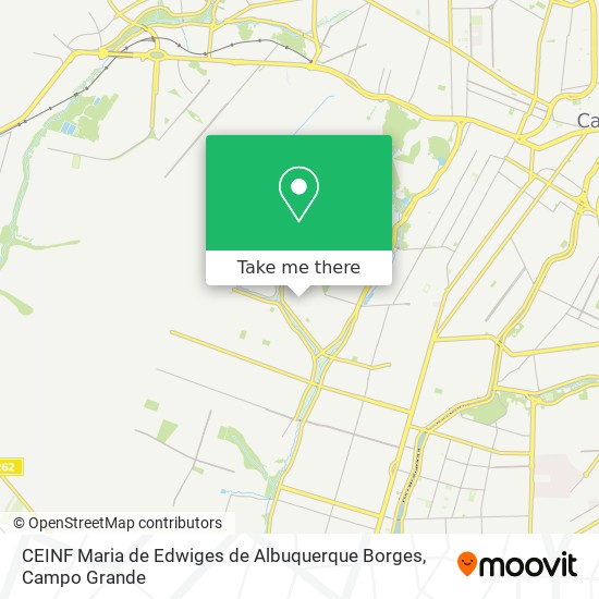 Mapa CEINF Maria de Edwiges de Albuquerque Borges