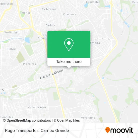 Rugo Transportes map