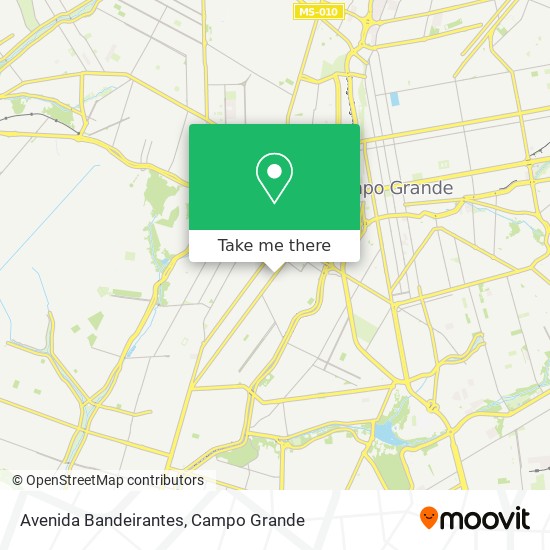 Avenida Bandeirantes map