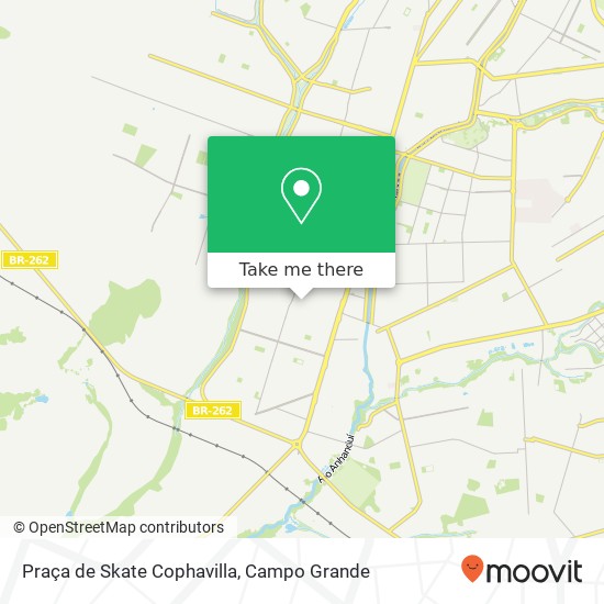 Mapa Praça de Skate Cophavilla