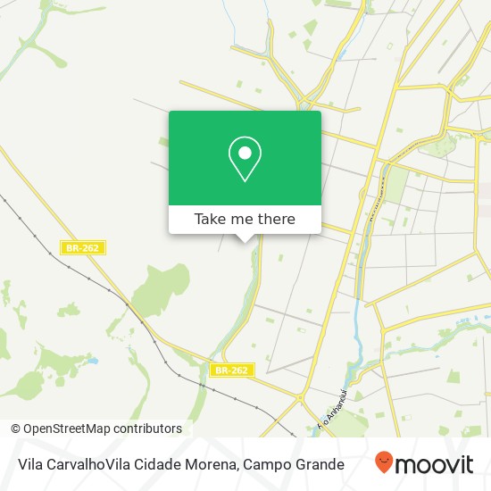 Vila CarvalhoVila Cidade Morena map