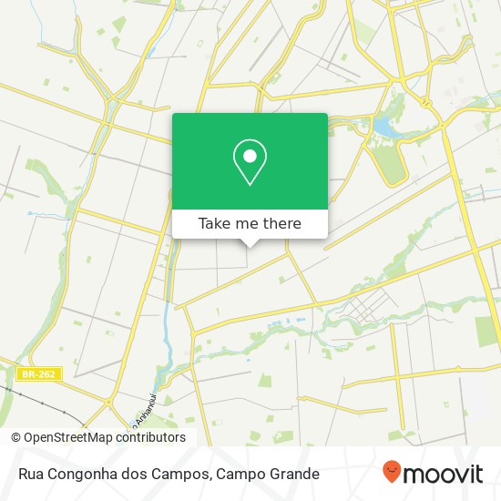 Rua Congonha dos Campos map