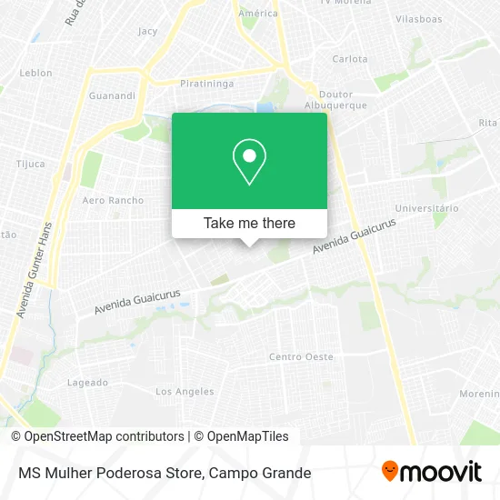 MS Mulher Poderosa Store map