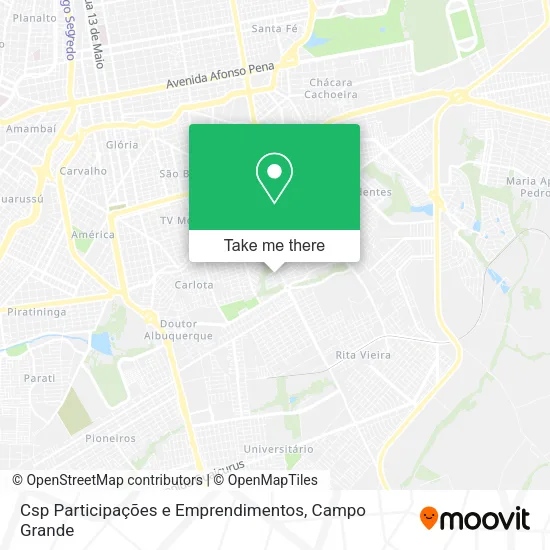 Csp Participações e Emprendimentos map