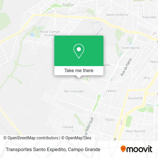 Transportes Santo Expedito map