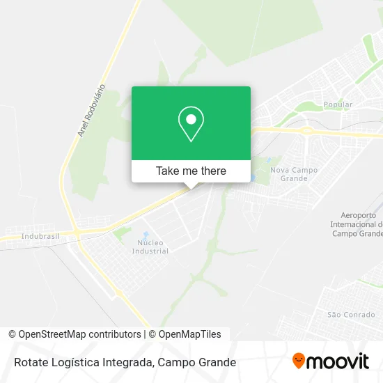 Rotate Logística Integrada map