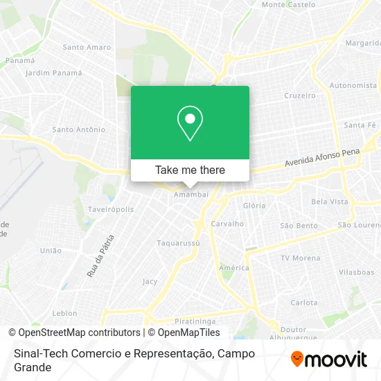 Sinal-Tech Comercio e Representação map