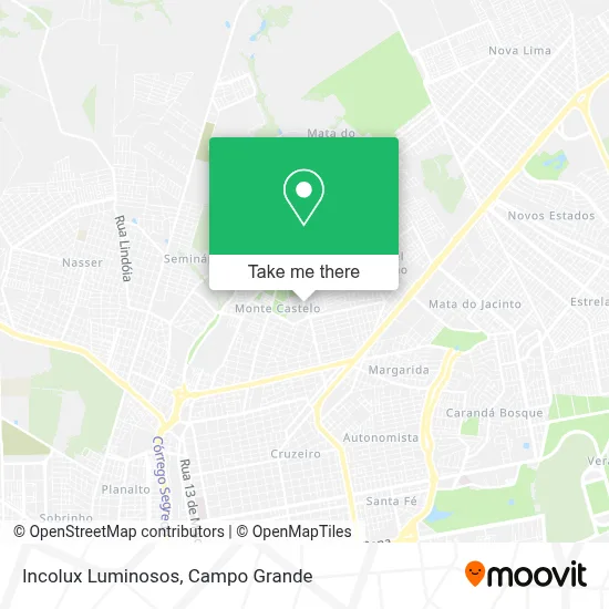 Incolux Luminosos map