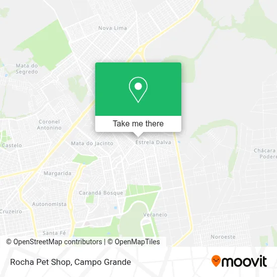 Rocha Pet Shop map