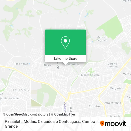 Passaletti Modas, Calcados e Confecções map