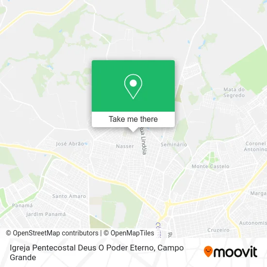 Igreja Pentecostal Deus O Poder Eterno map