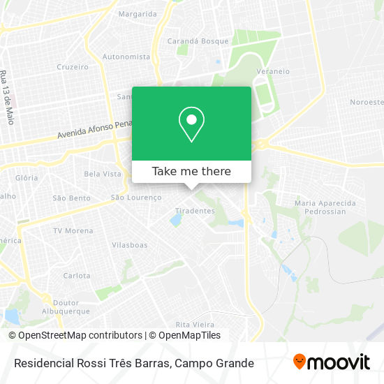 Residencial Rossi Três Barras map