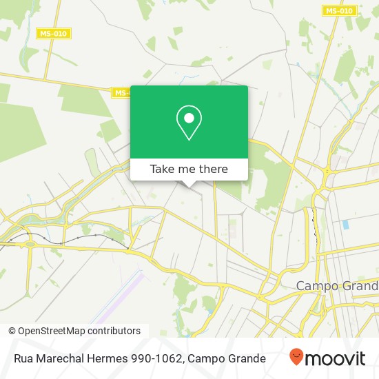 Mapa Rua Marechal Hermes 990-1062