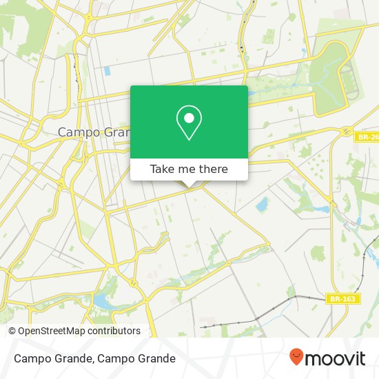 Campo Grande map