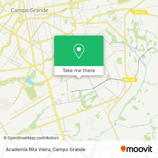 Academia Rita Vieira map