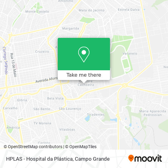 HPLAS - Hospital da Plástica map