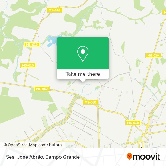 Sesi Jose Abrão map