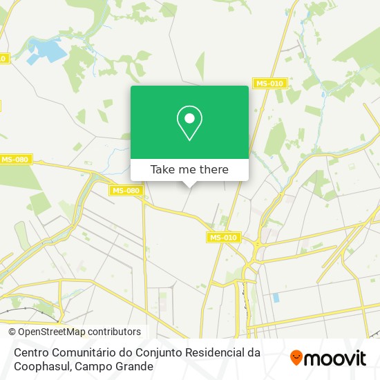 Centro Comunitário do Conjunto Residencial da Coophasul map