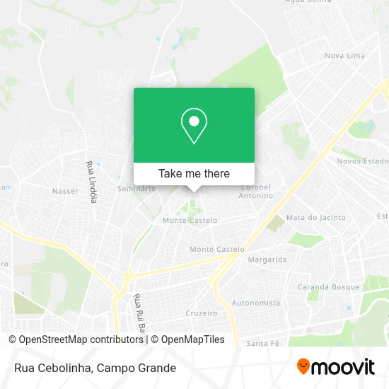Rua Cebolinha map